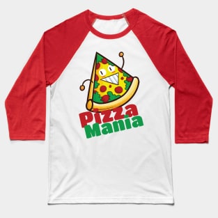 Pizza Mania Baseball T-Shirt